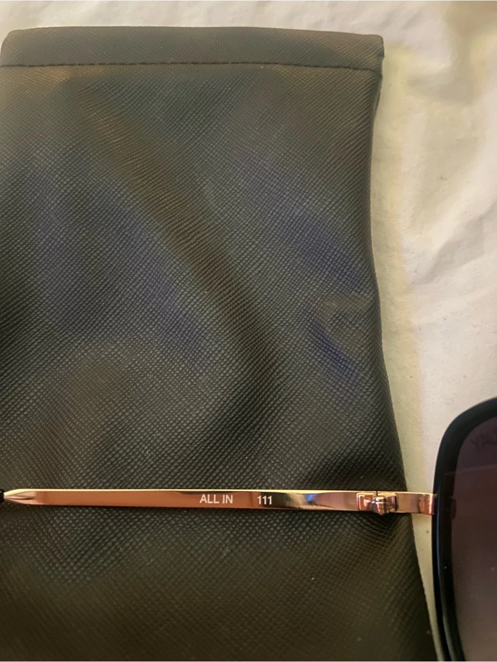 Quay Australia Aviator Sunglasses in Black and Gold Tones